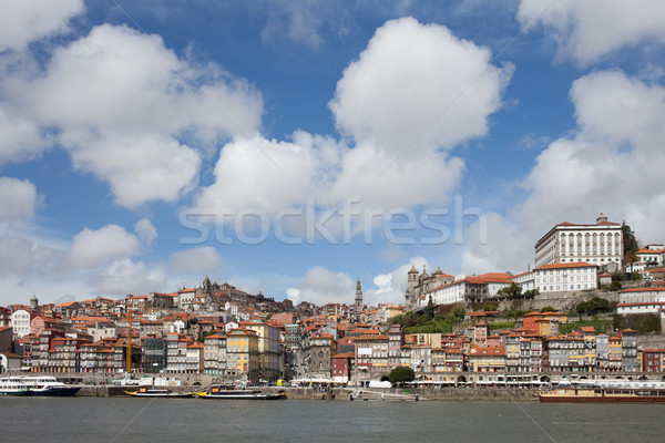 Starych miasta panoramę Portugalia budynków architektury Zdjęcia stock © rognar