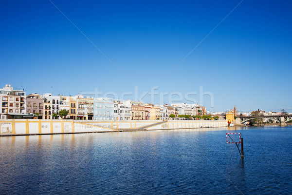City of Seville River View Stock photo © rognar