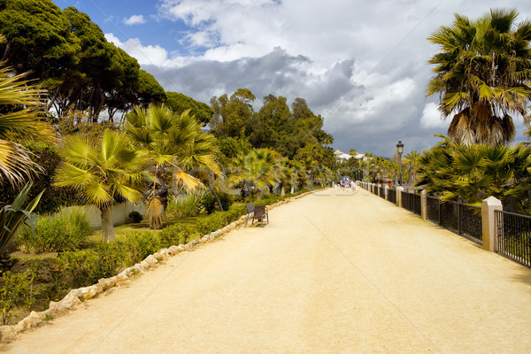 Promenade on Costa del Sol in Marbella Stock photo © rognar