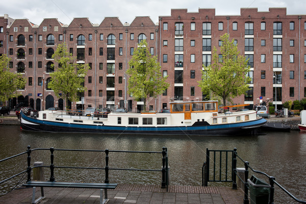 Apartment Buildings on Entrepotdok in Amsterdam Stock photo © rognar