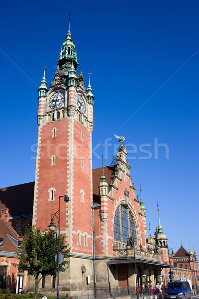 Main Railway Station in Gdansk Stock photo © rognar