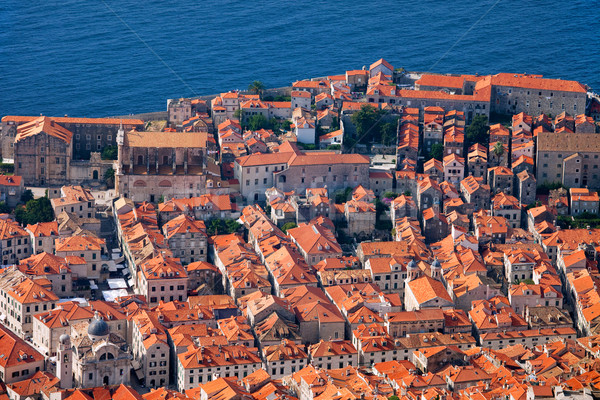 Dubrovnik vecchio città mare Croazia Foto d'archivio © rognar