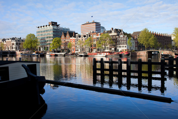 Сток-фото: город · Амстердам · реке · мнение · живописный