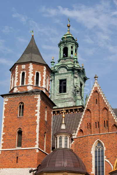 Wawel Royal Cathedral in Krakow Stock photo © rognar