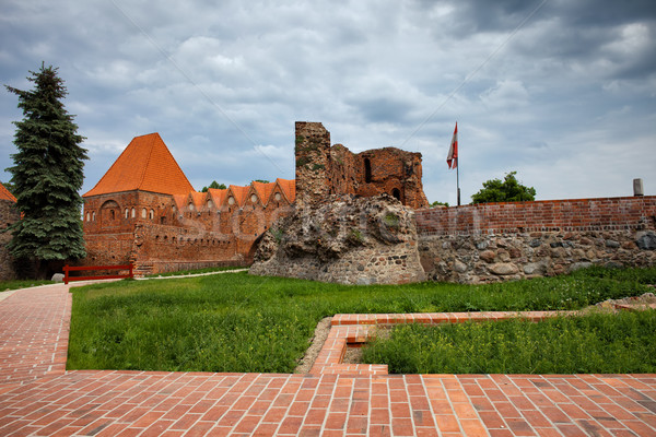 Castillo Polonia histórico ciudad mojón data Foto stock © rognar