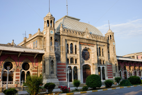 Foto stock: Expreso · estación · Estambul · estación · de · ferrocarril · arquitectura · histórica