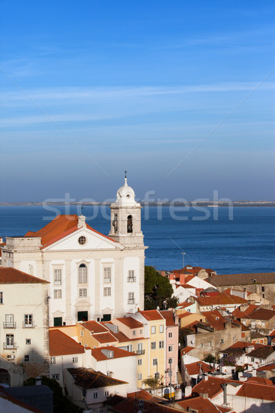 Alfama District in the City of Lisbon Stock photo © rognar