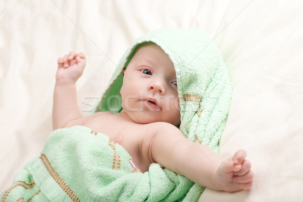 Baby Girl Toddler Stretching Arms Stock photo © rognar