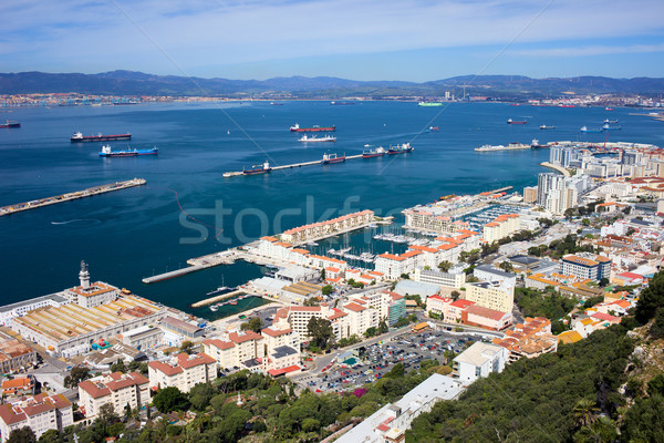 Gibraltar Town and Bay Stock photo © rognar