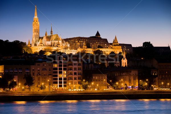 Budapest at Evening Stock photo © rognar