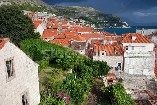 Dubrovnik alten Stadt Architektur Kroatien Süden Stock foto © rognar