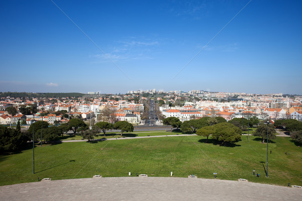 Foto stock: Distrito · Lisboa · acima · cidade · Portugal · ver