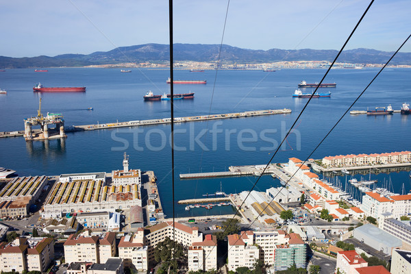 Gibraltar Town and Bay Stock photo © rognar