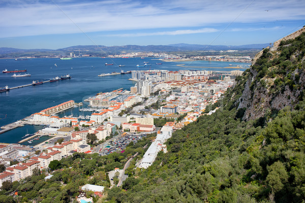 Gibraltar Rock City and Bay  Stock photo © rognar