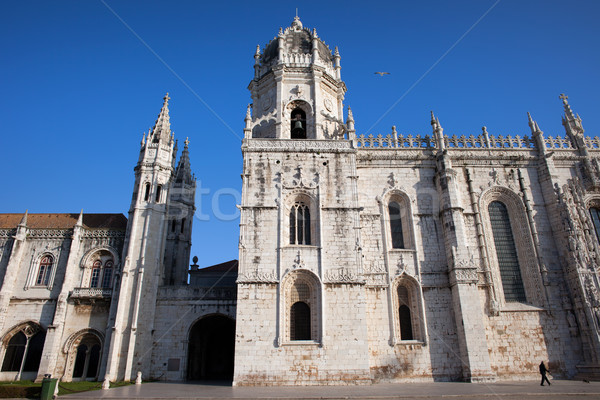 Mosteiro Lisboa famoso cidade ponto de referência Portugal Foto stock © rognar