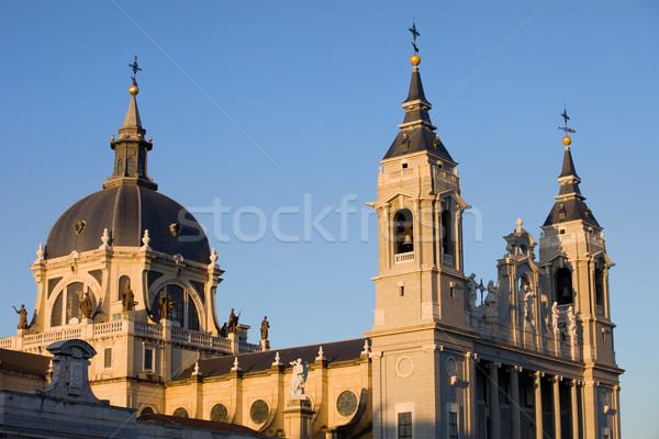 Foto stock: Catedral · Madri · real · la · Espanha