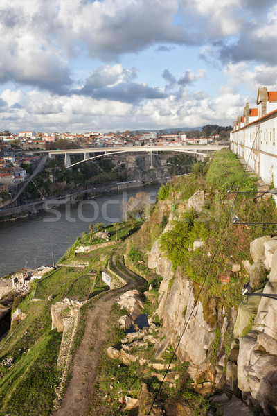 Porto and Vila Nova de Gaia in Portugal Stock photo © rognar