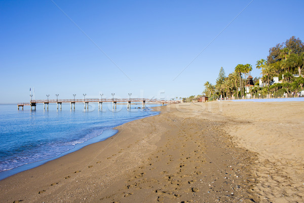 Beach in Marbella Stock photo © rognar