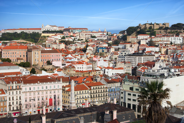 City of Lisbon Cityscape Stock photo © rognar