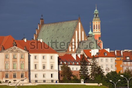 Varsóvia ver cidade velha paredes fortificação novo Foto stock © rognar