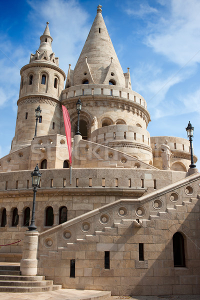 Fisherman Bastion in Budapest Stock photo © rognar