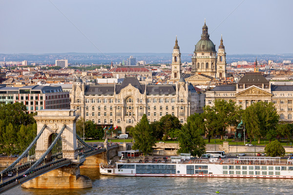 Stockfoto: Stad · Boedapest · Hongarije · pittoreske · landschap