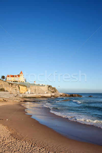 Estoril Beach in Portugal Stock photo © rognar