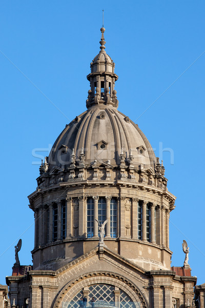 Stock photo: Dome of the National Art Museum of Catalonia in Barcelona