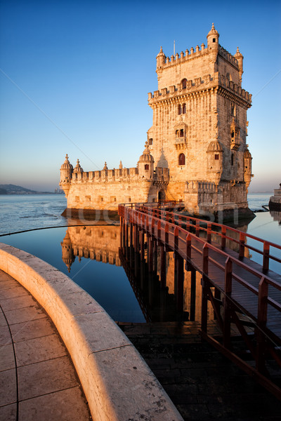 Belem Tower in Lisbon Stock photo © rognar