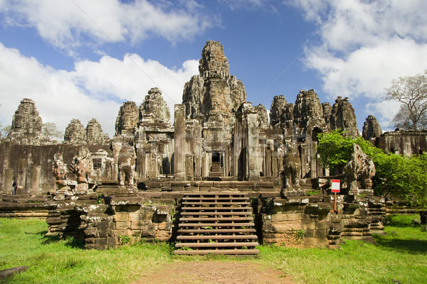 Bayon Temple in Cambodia Stock photo © rognar