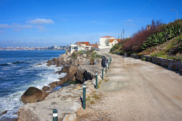 Road Along the Atlantic Ocean in Estoril Stock photo © rognar