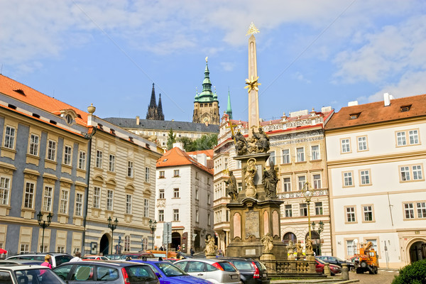 The Holy Trinity Column in Prague Stock photo © rognar