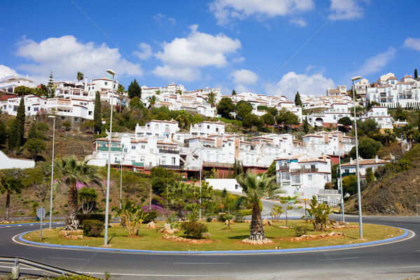Andalúzia körforgalom üdülőhely város déli Malaga Stock fotó © rognar