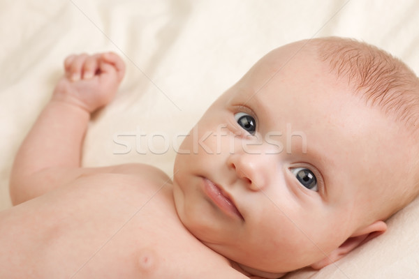 Cute Little Baby Girl Stock photo © rognar