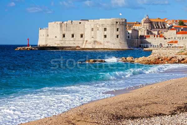Dubrovnik starówka Chorwacja starych miasta morza Zdjęcia stock © rognar