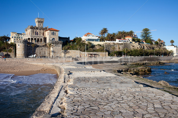 Resort Town of Estoril in Portugal. Stock photo © rognar