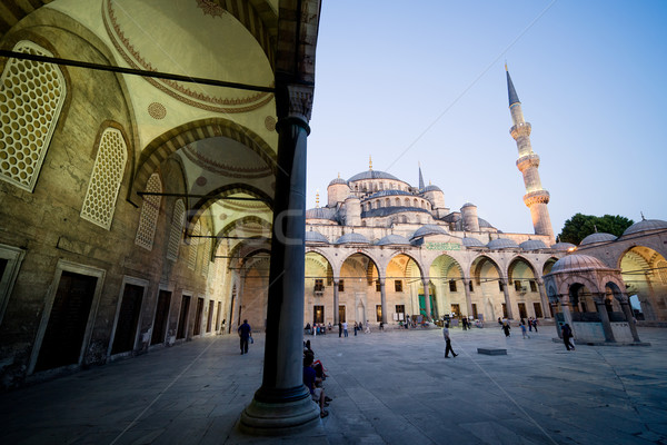 Stock photo: Blue Mosque at Dusk