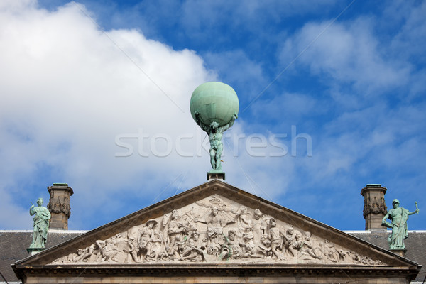 Royal Palace in Amsterdam Architectural Details Stock photo © rognar