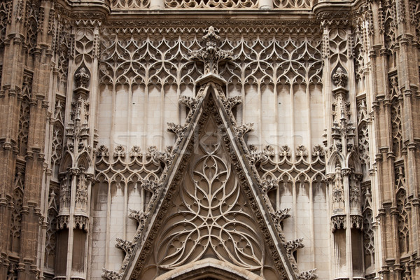 Seville Cathedral Ornamentation Stock photo © rognar