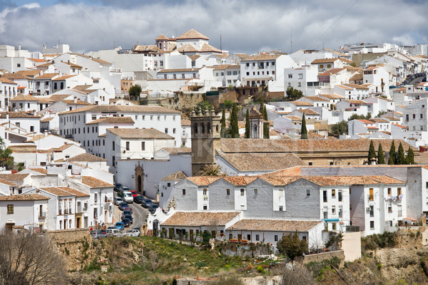 City of Ronda in Spain Stock photo © rognar