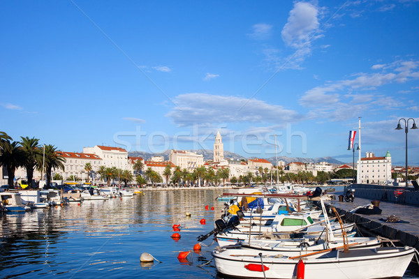 Foto stock: Ciudad · Croacia · escénico · mar · vista