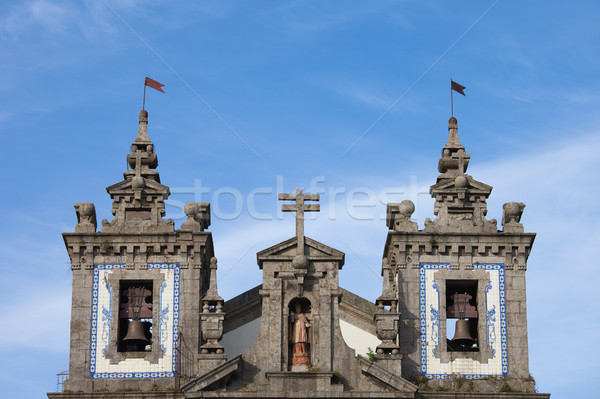 Church of Saint Ildefonso Bell Towers in Porto Stock photo © rognar