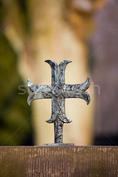 Simple Metal Cross Stock photo © rognar