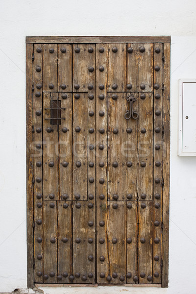 Vintage Wooden Door Stock photo © rognar