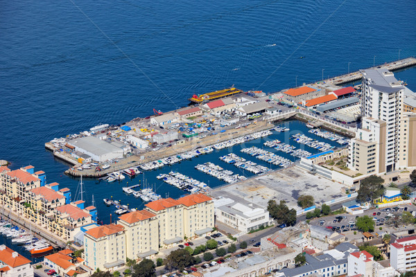 Stock photo: Marina in Gibraltar City