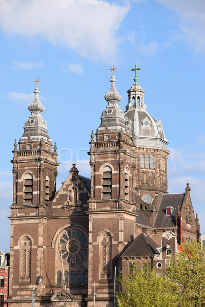 Saint église Amsterdam holland Pays-Bas Photo stock © rognar
