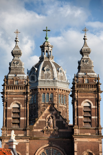 Stockfoto: Kerk · Amsterdam · koepel · nederlands