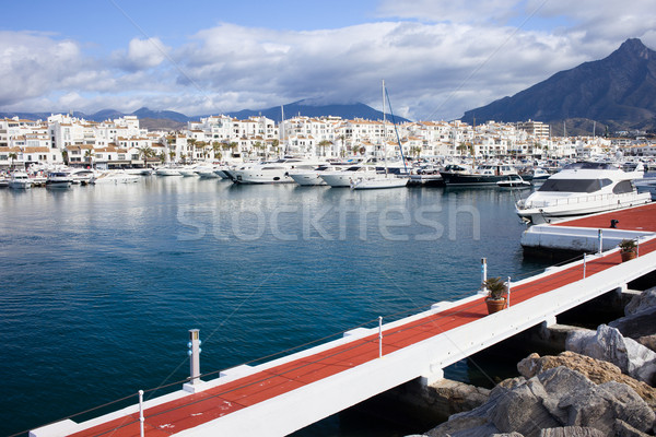 Foto stock: Espanha · marina · região · málaga · água