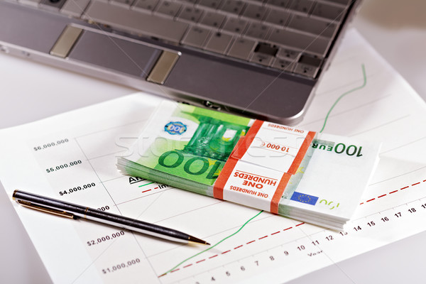 Graphs, charts, business table. Stock photo © Roka