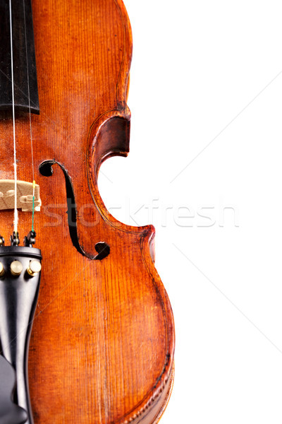 Violin on white Stock photo © Roka